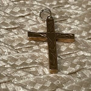 14K Solid Yellow Gold Cross Pendant✝️